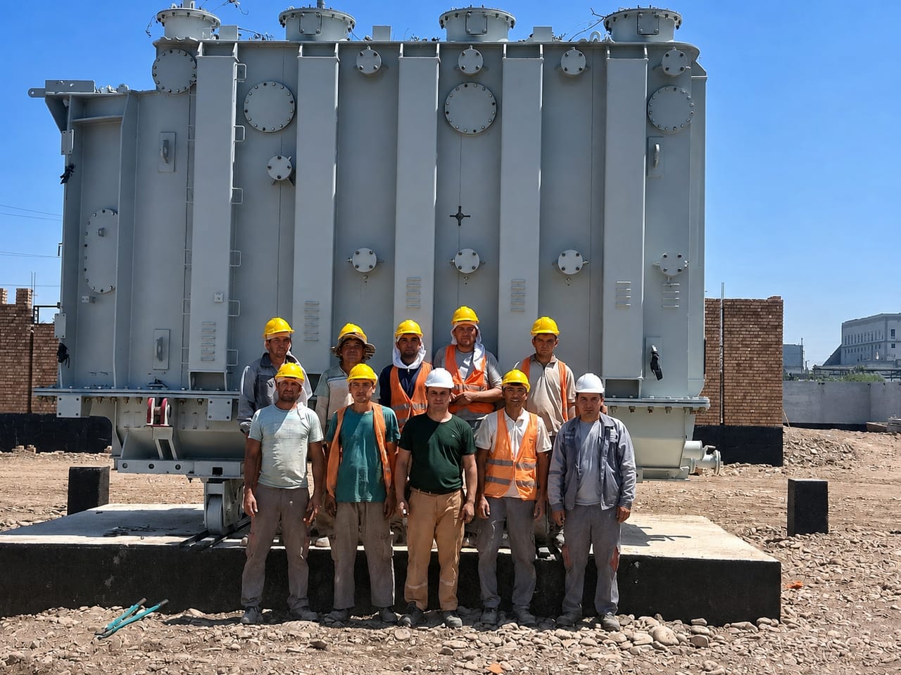 Main Electrical Equipment Delivered to the Metallurgical Complex Construction Site